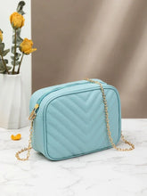Chevron Charm Crossbody Bag